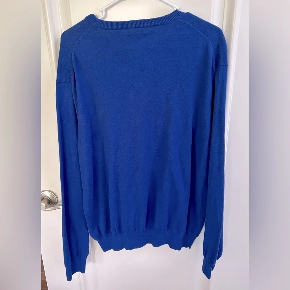 Chaps V-Neck Cotton/Cashmere Sweater